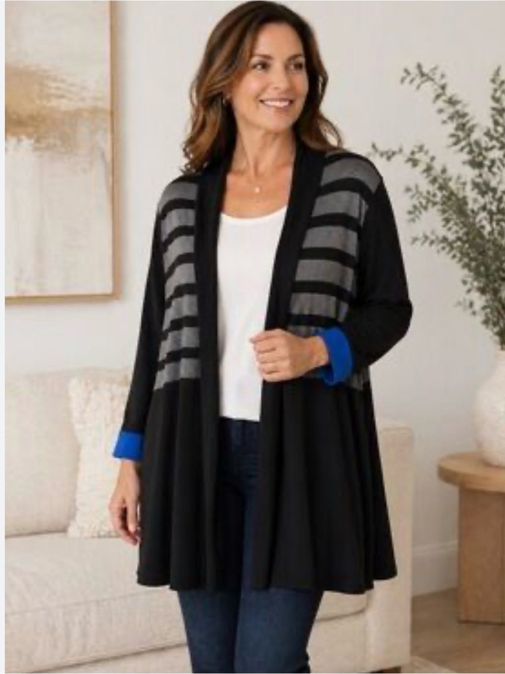 JOSEPH RIBKOFF Open Cardigan size US 12
